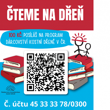 Čteme na dřeň – kampaň, která pomáhá zachraňovat životy